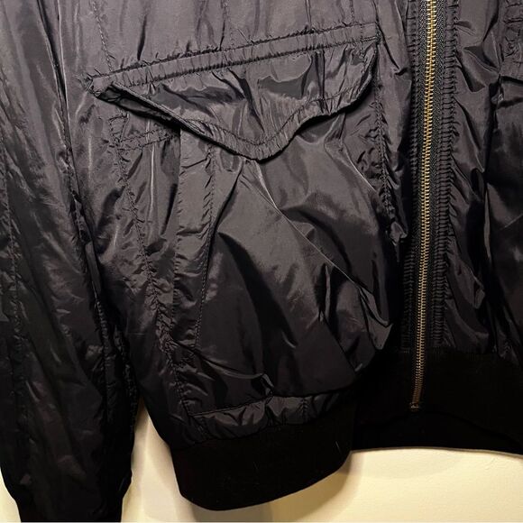 Ted Baker London Reversible Cotton/Nylon Jacket Black Mid-Weight EUC Size 6/2X - Picture 6 of 10